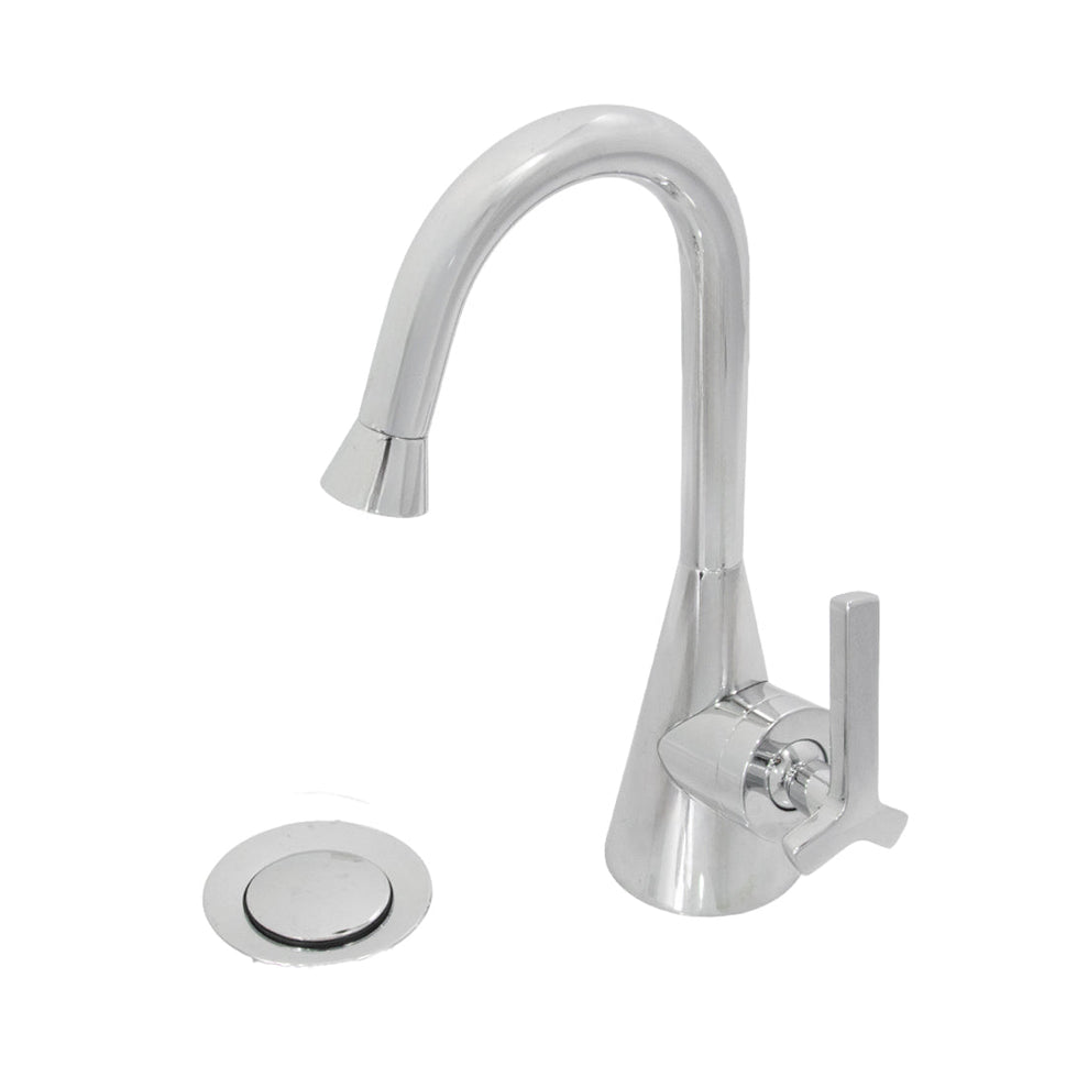 Griferia Lavamanos Monoblock Con Desague