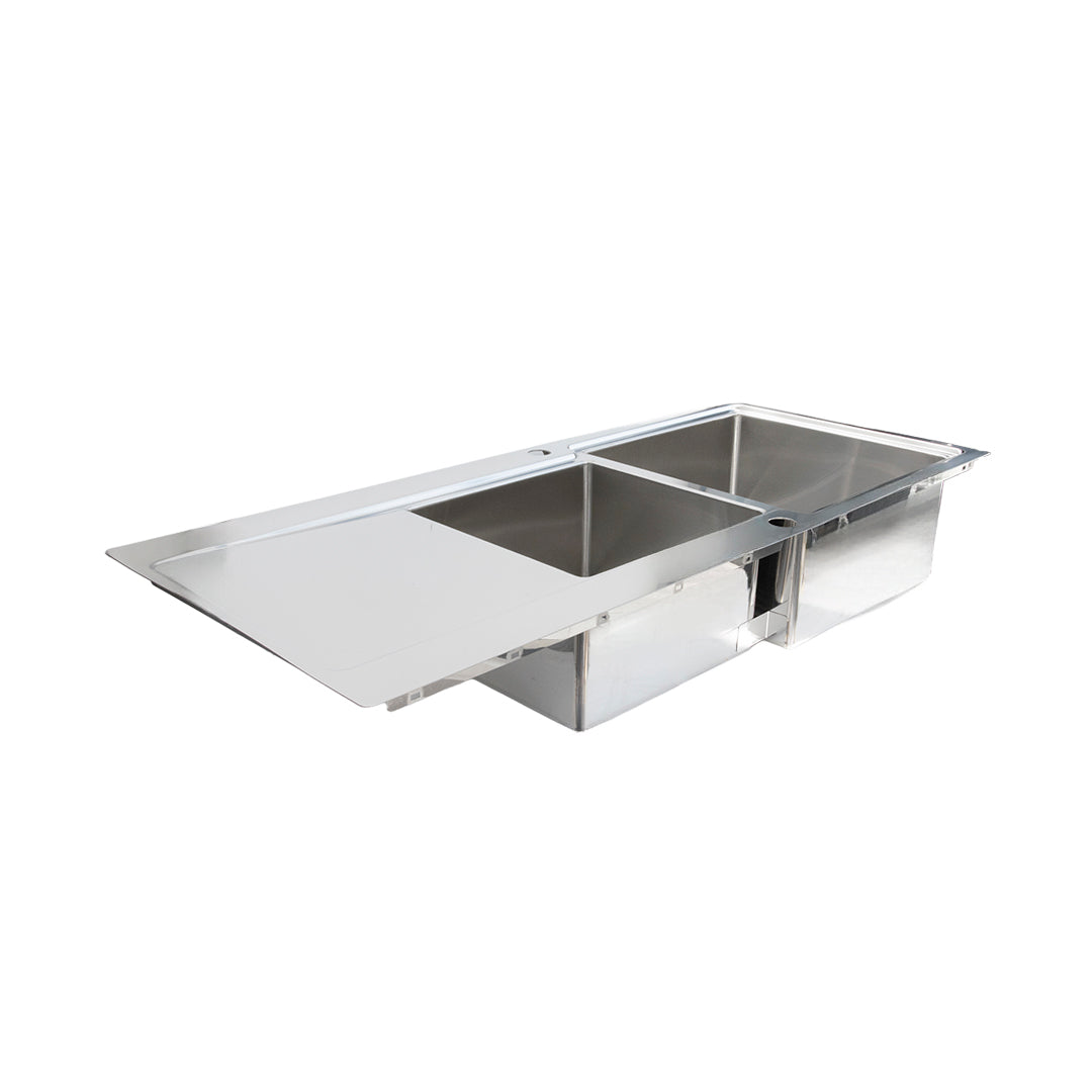 Lavaplatos Doble Sobreponer 1160X500Mm