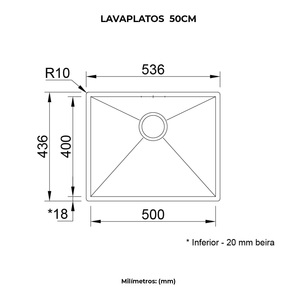 Lavaplatos 50_Cm