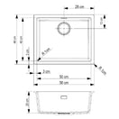 Cambiar a la imagen Lavaplatos Sencillo 560*460Mm 2