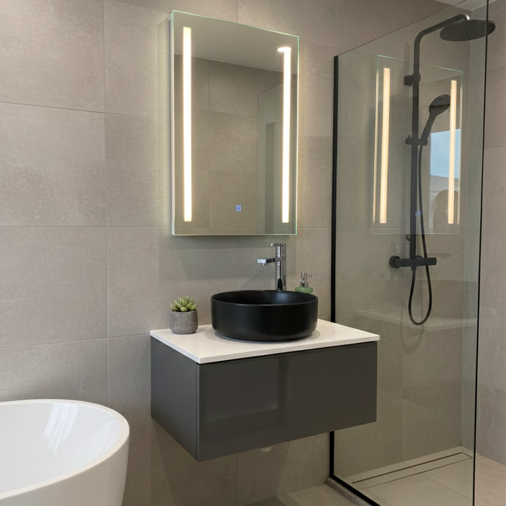 Mueble Bajo S/Lavamanos 60Cm Gris