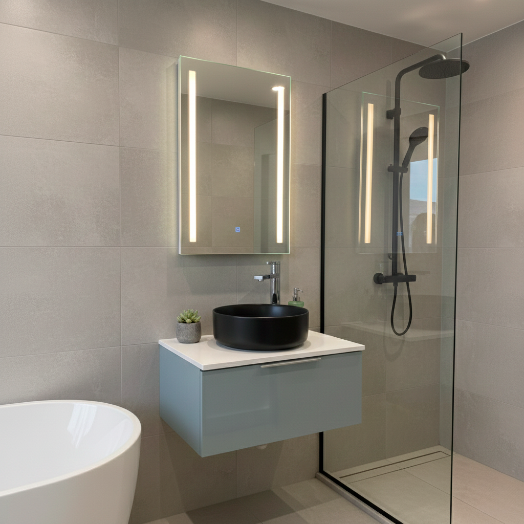 Mueble Bajo S/Lavamanos 60Cm Gris