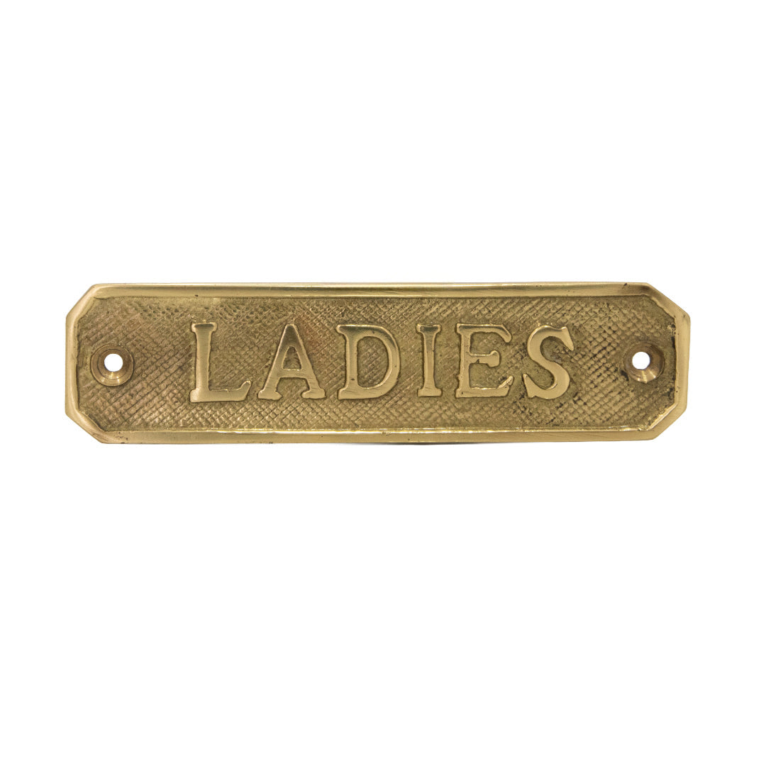 Placa Grabada Ladies 1 1/4" 5"