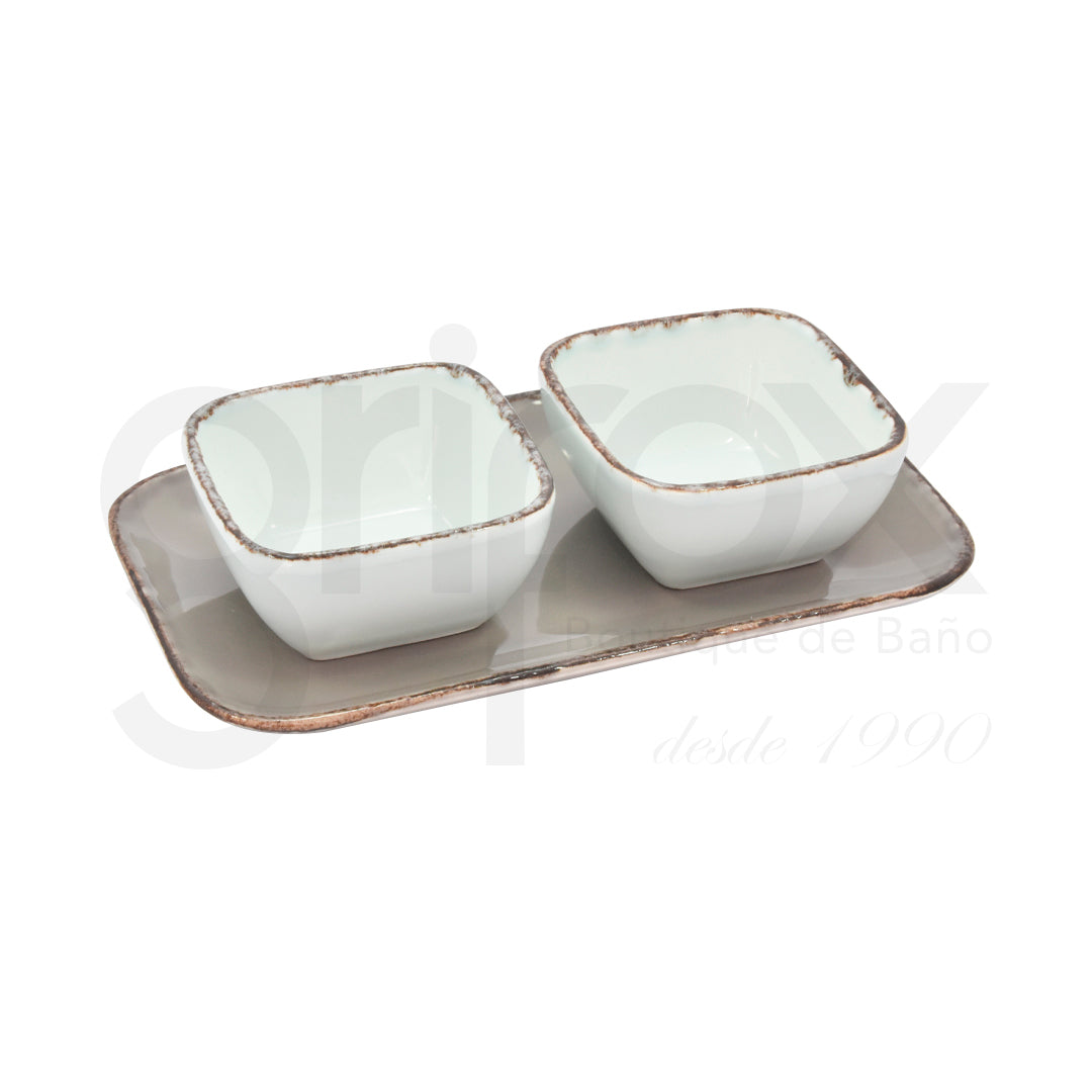 Bowl X2 Y Bandeja