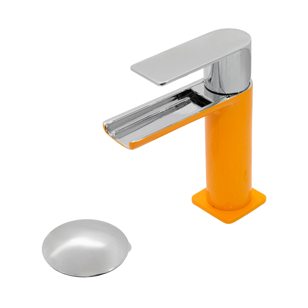Griferia Lavamanos  Monocontrol Cascada Con Desague Faucet Loft