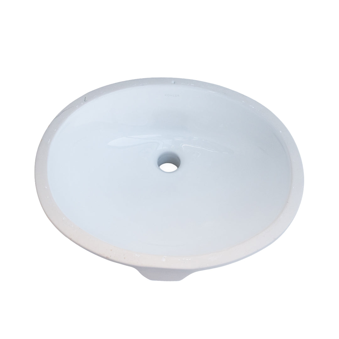 Lavamanos De Bajo Poner Ovalado 43X35X19Cm