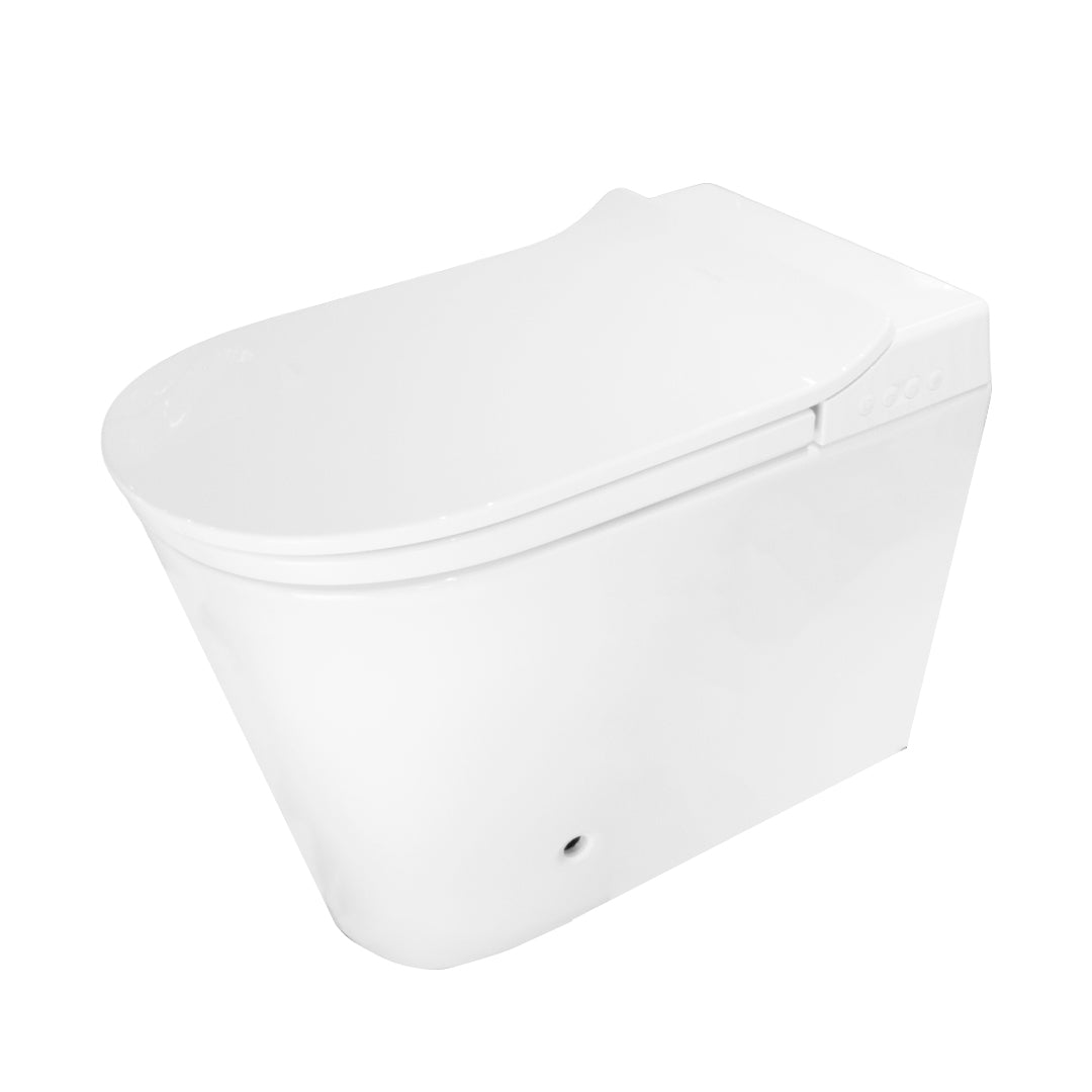 Sanitario De Piso Inteligente Con Apertura Automatica