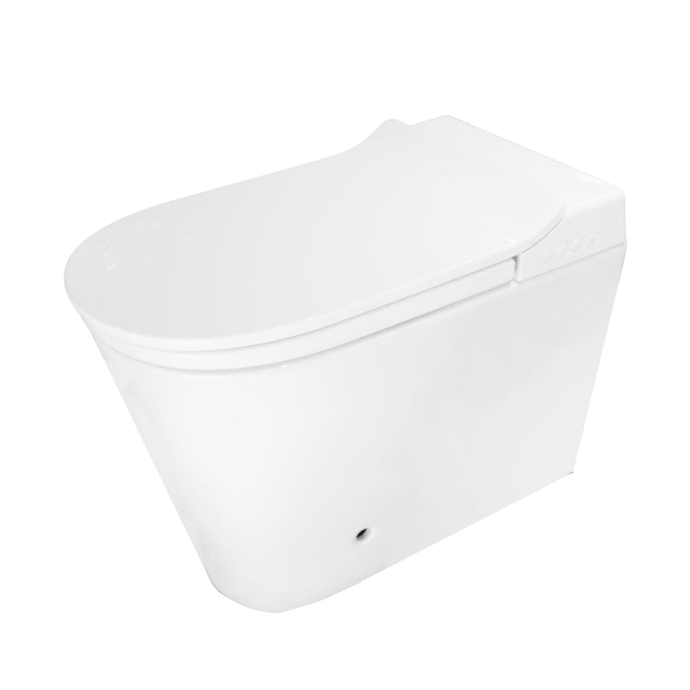 Sanitario De Piso Inteligente Con Apertura Automatica