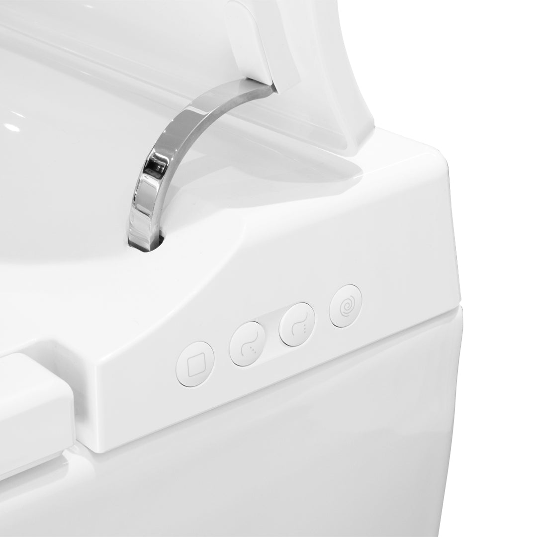 Sanitario De Piso Inteligente Con Apertura Automatica