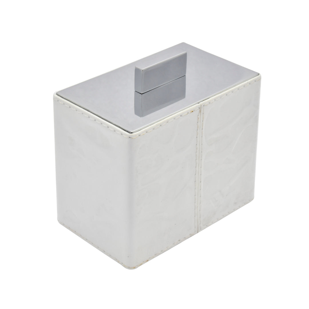 Porta Algodones Cromo