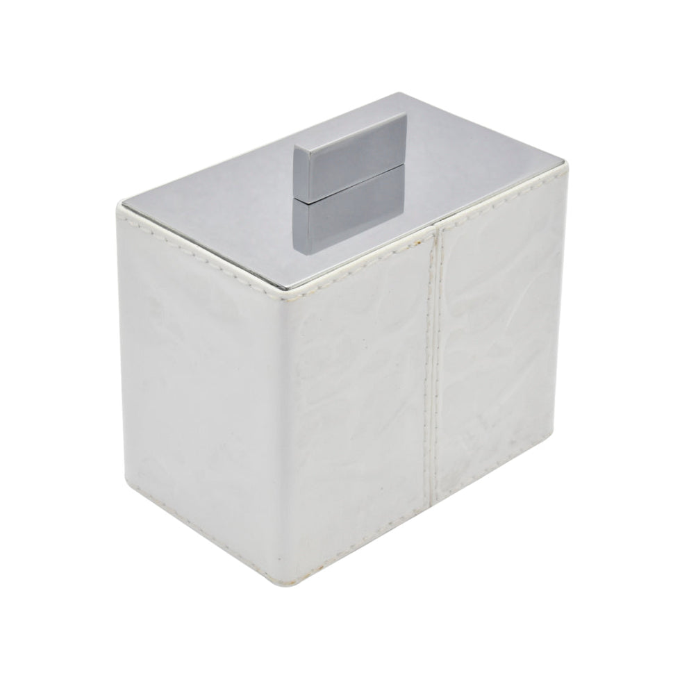 Porta Algodones Cromo