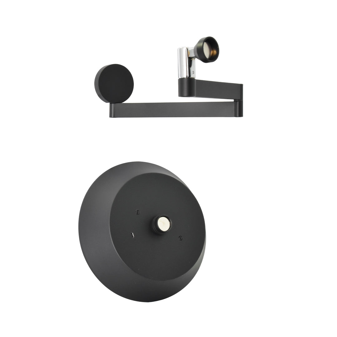 Espejo De Pared Recargable 5X Con Luz Calida/Fría