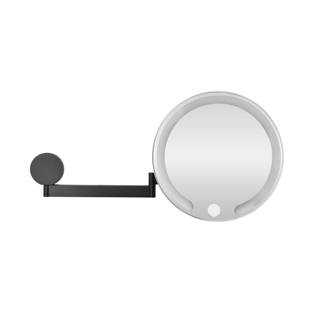 Espejo De Pared Recargable 5X Con Luz Calida/Fría