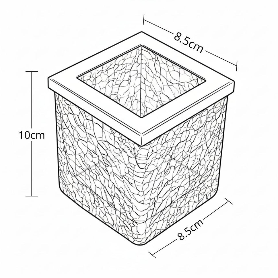 Porta Copitos /Cristal Craquelado