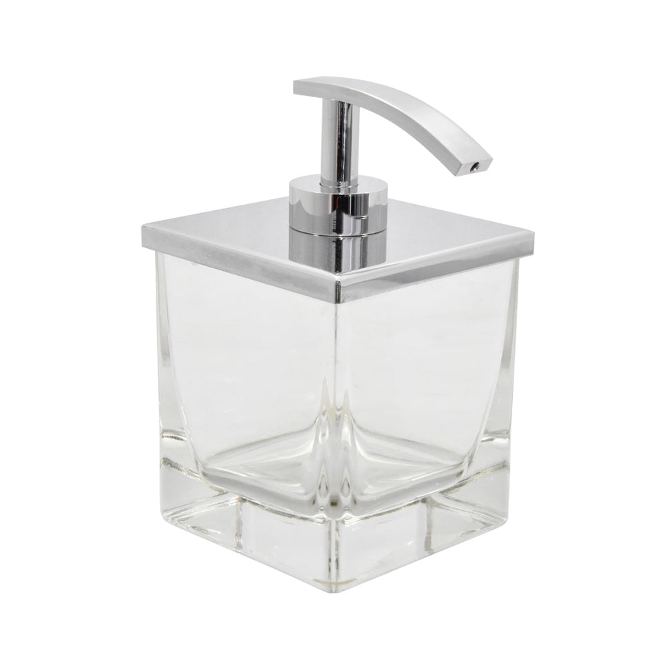 Dispensador  De Jabon Cuadrado Tranparente
