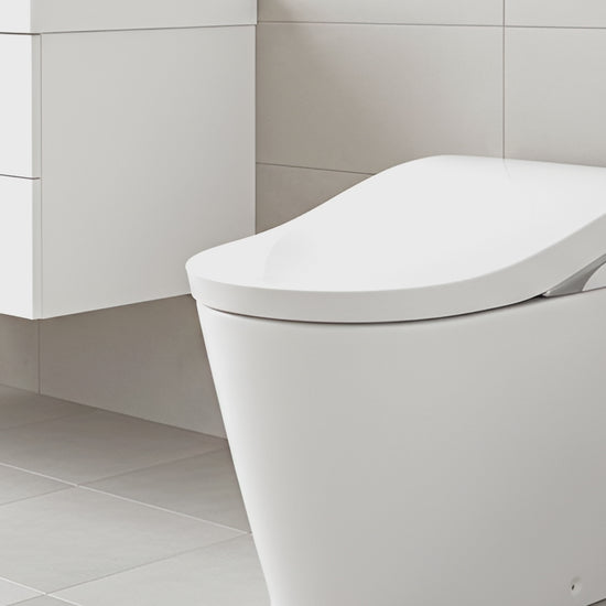 Sanitario De Piso Inteligente Con Apertura Automatica