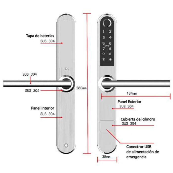 Cerradura Inteligente Slim