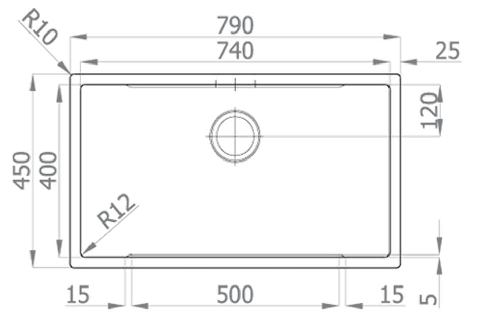 Lavaplatos 74_Cm / Escurridor