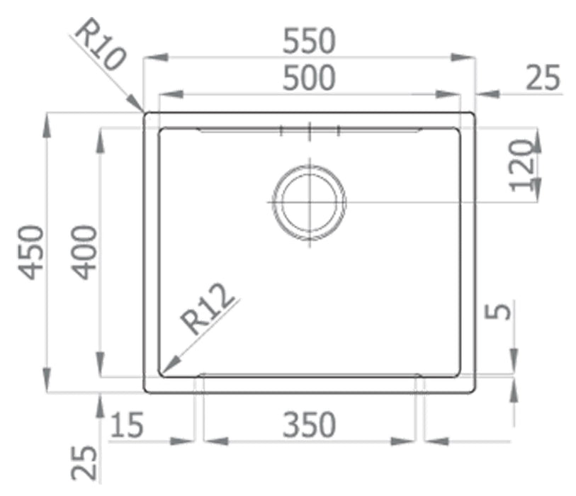 Lavaplatos 50_Cm / Escurridor